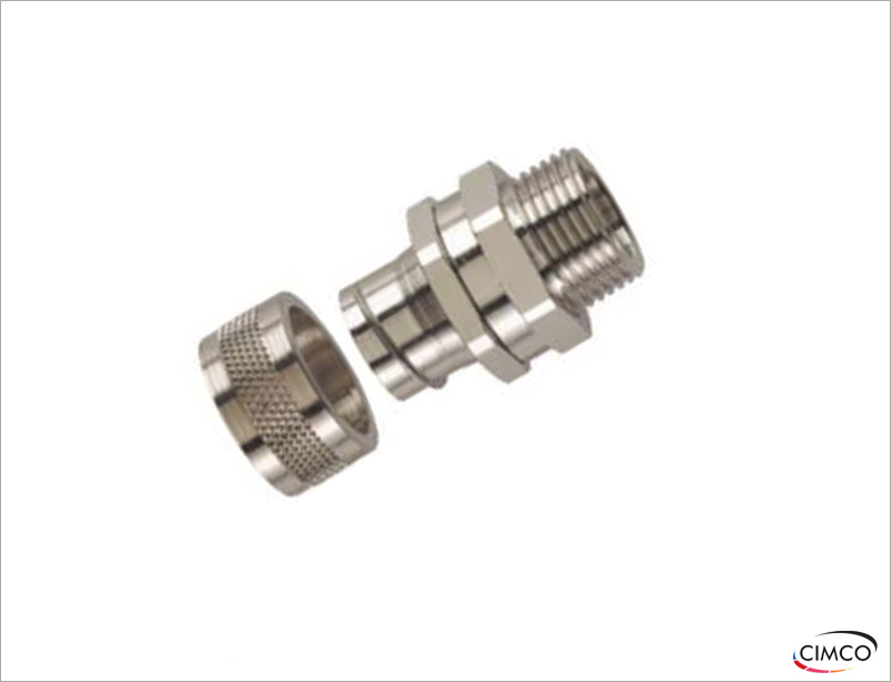 Brass Nickel Plated counduit fittings